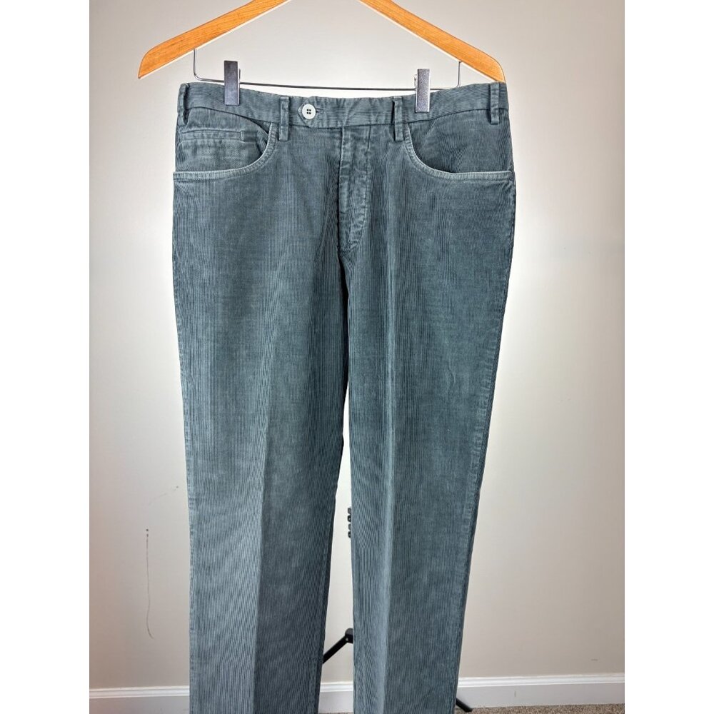 ISAIA Mens Corduroy Casual Pants 31 Waist - Picture 1 of 5